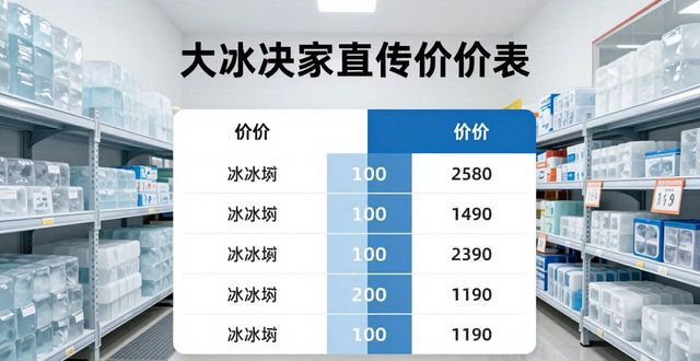 大冰块批发厂家怎么选？长春直供渠道靠谱吗