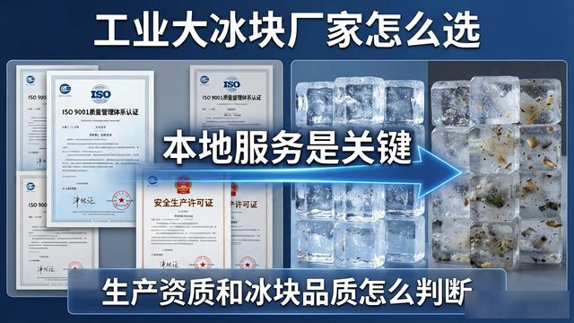 工业大冰块厂家怎么选?长春本地服务是关键