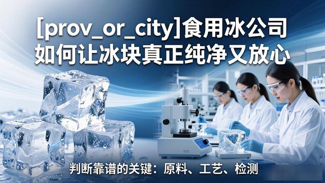 长春食用冰公司如何让冰块真正纯净又放心