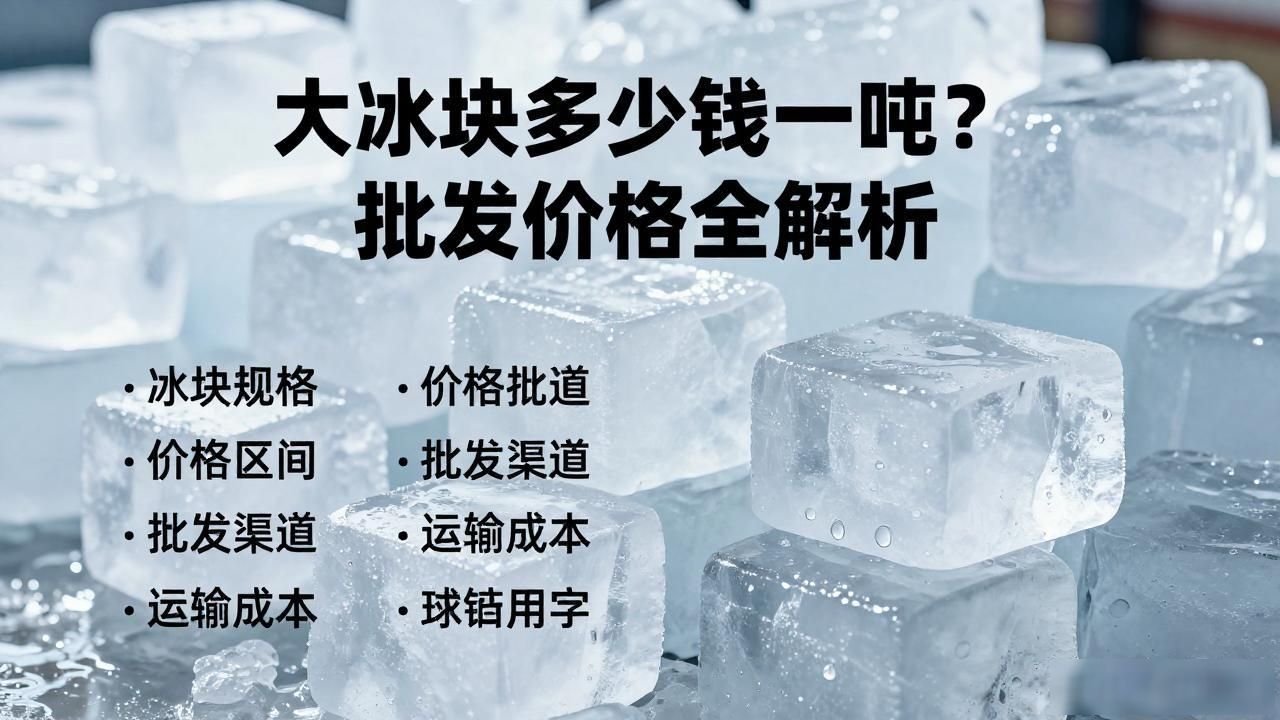 大冰块多少钱一吨?长春批发价格全解析