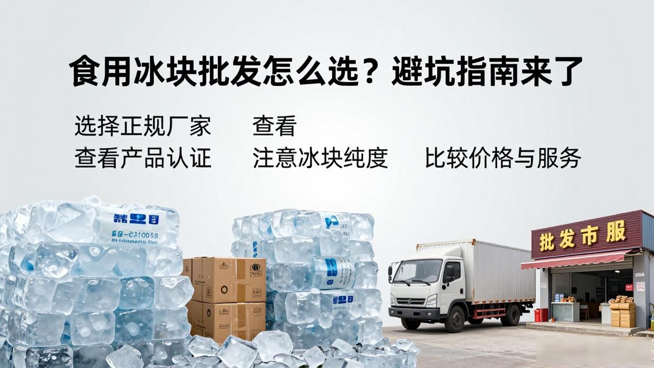 长春食用冰块批发怎么选？避坑指南来了