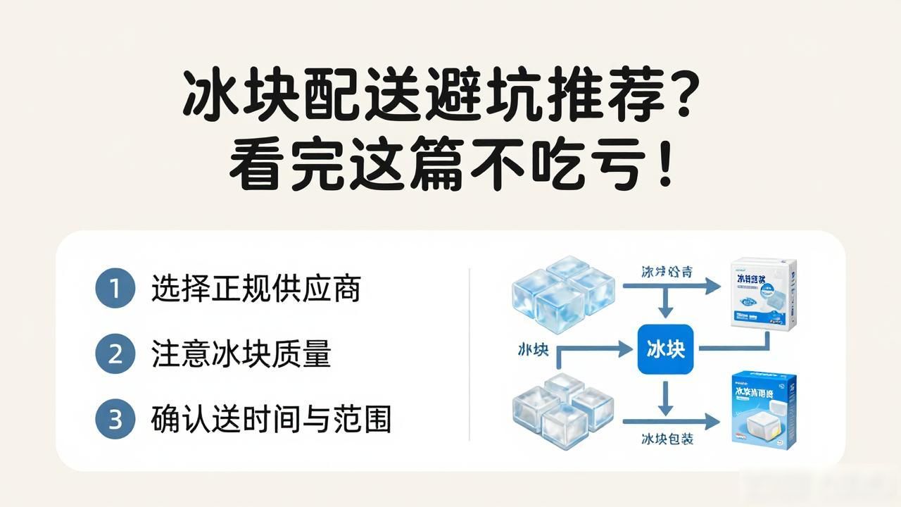 长春冰块配送避坑推荐？看完这篇不吃亏！