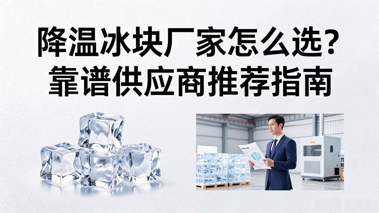 长春降温冰块厂家怎么选？靠谱供应商推荐指南