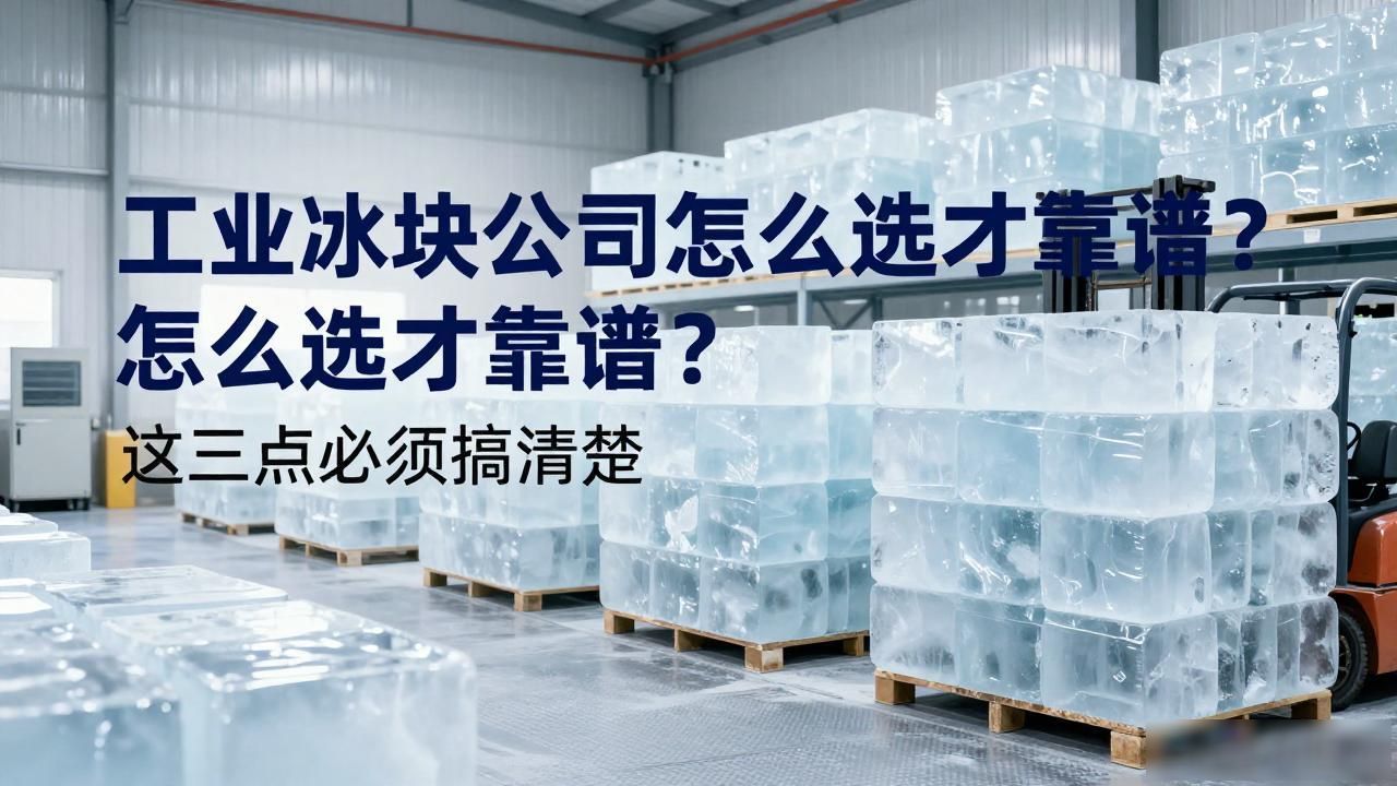 长春工业冰块公司怎么选才靠谱？这三点必须搞清楚