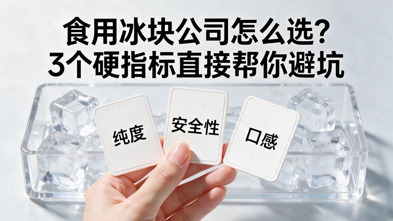 长春食用冰块公司怎么选？3个硬指标直接帮你避坑